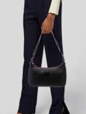 LONGCHAMP jacquard logo shoulder bag